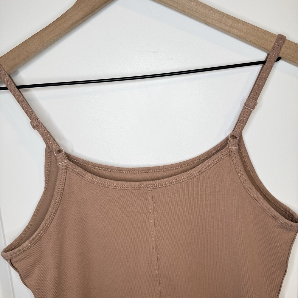 Nike Sportswear Body Suit One Piece Brown Womens Sz Medium Nude Desert Dust - Picture 10 of 15